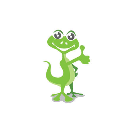 Gecko lizard  design vector Templateのイラスト素材