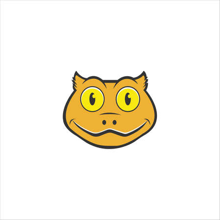 Gecko lizard  design vector Templateのイラスト素材