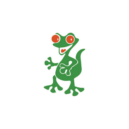 Gecko lizard  design vector Templateのイラスト素材