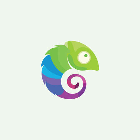 Gecko lizard  design vector Templateのイラスト素材