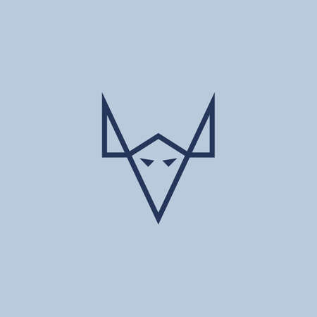 Animal Rat  mascot vector templateのイラスト素材