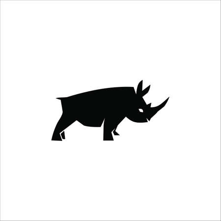 animal rhino design templateのイラスト素材