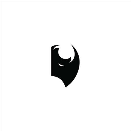animal rhino design templateのイラスト素材