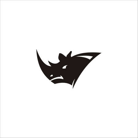 animal rhino design templateのイラスト素材