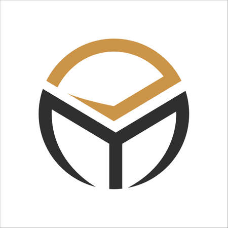 Initial letter em logo or me logo vector design templateのイラスト素材