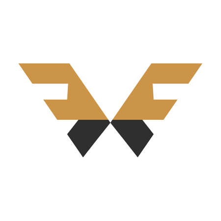 Initial letter fx logo or xf logo vector design templateのイラスト素材