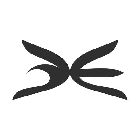 Initial letter ef   or fe   vector design templateのイラスト素材