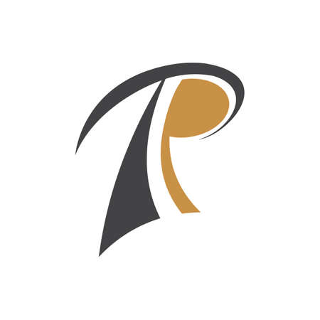 Initial tp letter logo with creative modern business typography vector template. Creative abstract letter pt logo design.のイラスト素材