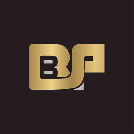 Alphabet letters monogram icon logo of BP PBのイラスト素材