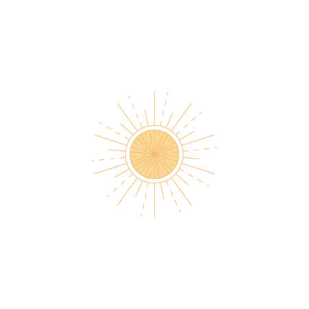 There is a bright items of Splendid Sun logoのイラスト素材