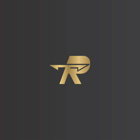 RT, TR, T AND R Abstract initial monogram letter alphabet logo designのイラスト素材