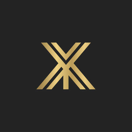 XY, YX initial based alphabet icon logo designのイラスト素材