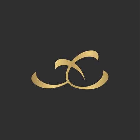 Alphabet Initials logo YX, XY, X and Yのイラスト素材