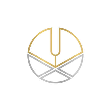 YX, XY, X AND Y Abstract initial monogram letter alphabet logo designのイラスト素材