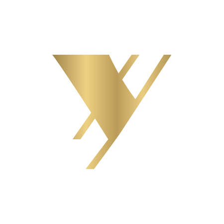 Alphabet letters Initials Monogram logo YX, XY, X and Yのイラスト素材