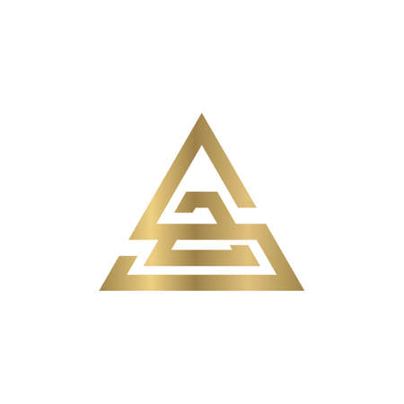 SZ, ZS, S AND Z Abstract initial monogram letter alphabet logo designのイラスト素材