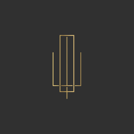 Alphabet Initials logo QW, WQ, W and Qのイラスト素材