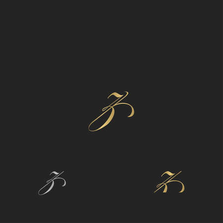 Alphabet letters Initials Monogram logo ZY, YZ, Z and Yのイラスト素材