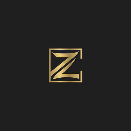 CZ, ZC, C AND Z Abstract initial monogram letter alphabet logo designのイラスト素材