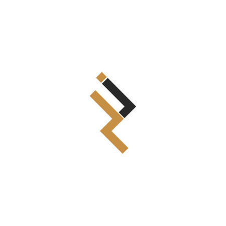 Alphabet letters Initials Monogram logo ZJ JZのイラスト素材
