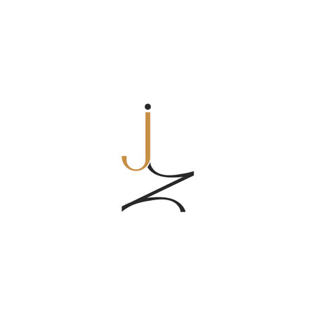 ZJ, JZ, Z AND J Abstract initial monogram letter alphabet logo designのイラスト素材