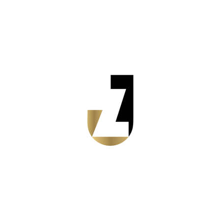 ZJ, JZ, Z AND J Abstract initial monogram letter alphabet logo designのイラスト素材