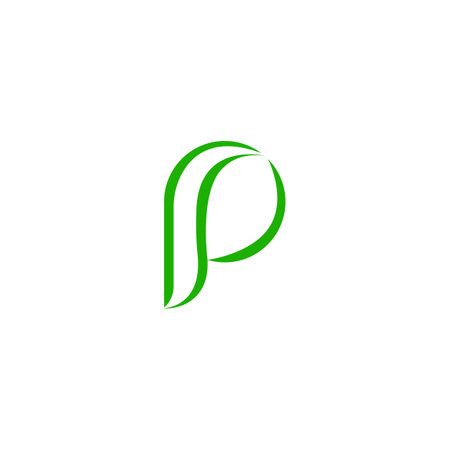 Initial letter pp logo or p logo vector design templateのイラスト素材