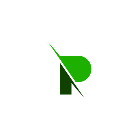 Initial letter pp logo or p logo vector design templateのイラスト素材