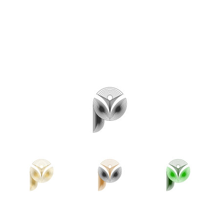 Initial letter pp logo or p logo vector design templateのイラスト素材