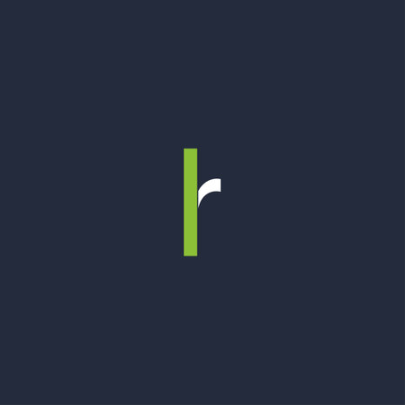 LR or RL logo and icon designのイラスト素材