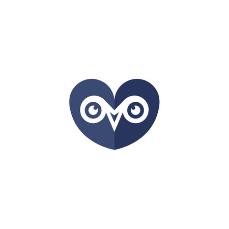 Owl Logo icon shield wing creative Modern Design. Owl logo with leaf icon vector.のイラスト素材