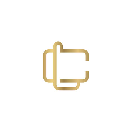 Alphabet letters Initials Monogram logo CL, LC, L and Cのイラスト素材