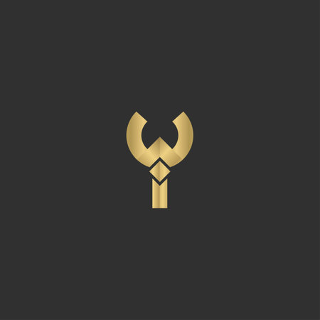 Alphabet letters Initials Monogram logo WI, IW, W and Iのイラスト素材