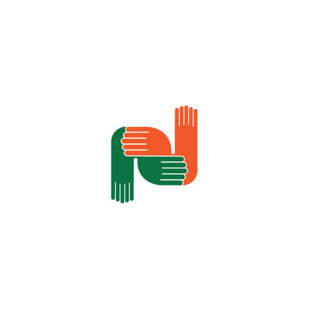 Alphabet Initials logo NN, N, N and Nのイラスト素材