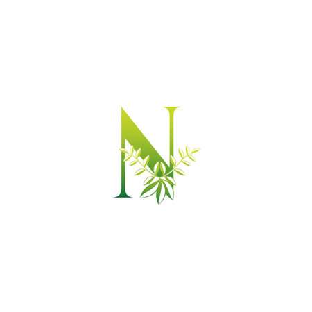 Alphabet Initials logo NN, N, N and Nのイラスト素材
