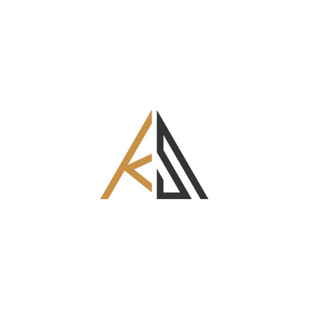 Alphabet letters Initials Monogram logo SK, KS, S and Kのイラスト素材