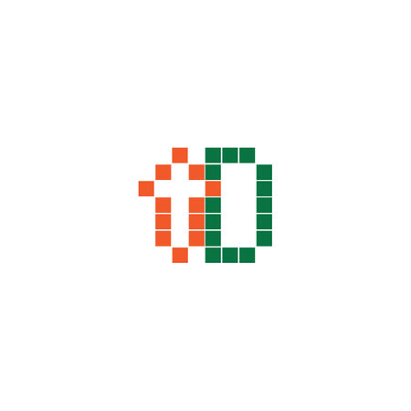 Alphabet Initials logo TD, DT, T and Dのイラスト素材