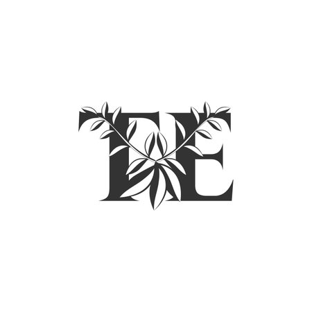 Alphabet letters Initials Monogram logo ET, TE, E and Tのイラスト素材