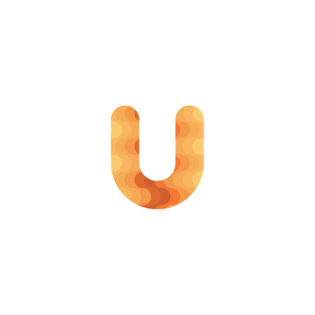 Alphabet Initials logo UU and Uのイラスト素材