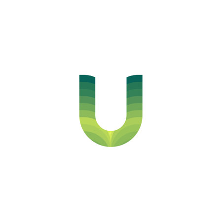 Alphabet Initials logo UU and Uのイラスト素材