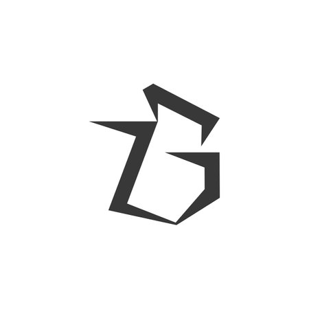 Alphabet Initials logo ZG, GZ, Z and Gのイラスト素材