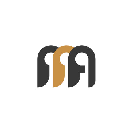 Alphabet Initials logo AM, MA, M and Aのイラスト素材