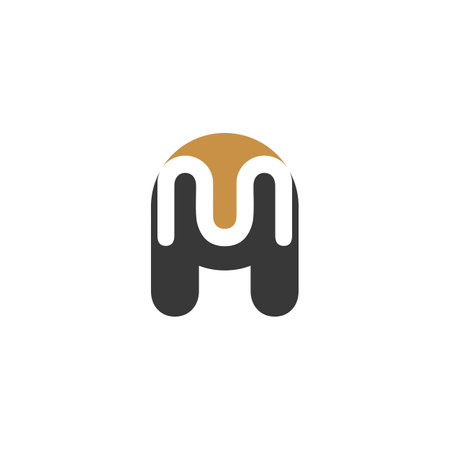 Alphabet Initials logo AM, MA, M and Aのイラスト素材
