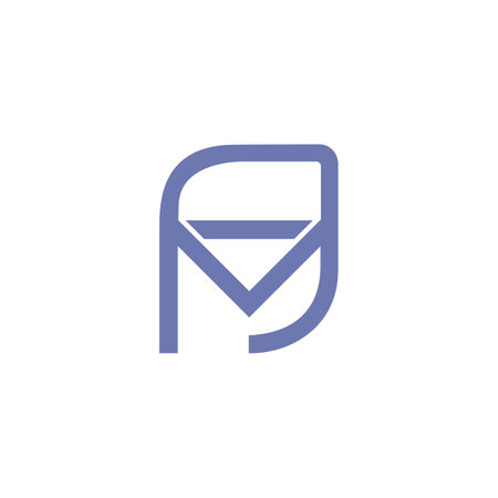 Alphabet Initials logo AM, MA, M and Aのイラスト素材