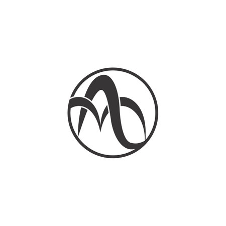 Alphabet Initials logo AM, MA, M and Aのイラスト素材