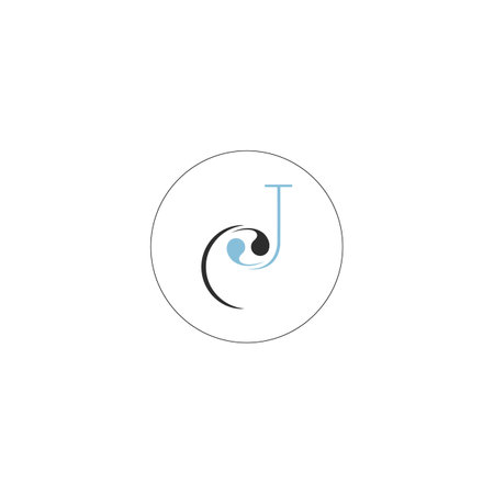 JC, CJ, Abstract initial monogram letter alphabet logo designのイラスト素材