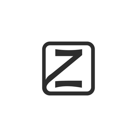 Alphabet Initials logo ZO, OZ, O and Zのイラスト素材