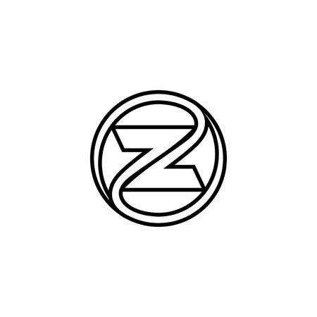 Alphabet Initials logo ZO, OZ, O and Zのイラスト素材