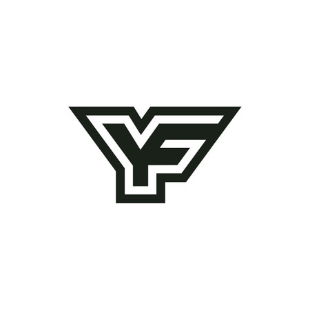Alphabet Initials logo GY, YG, G and Yのイラスト素材