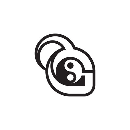 Alphabet Initials logo GY, YG, G and Yのイラスト素材
